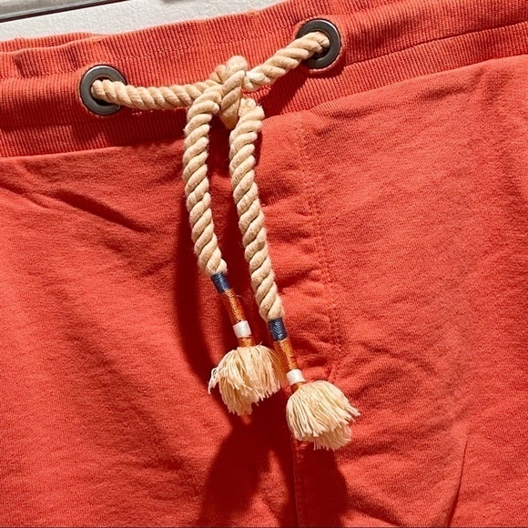 GREY STATE Women’s JEAN SKIRT Star Appliqués French Terry Pull On True Red Sz 4 - Picture 5 of 11